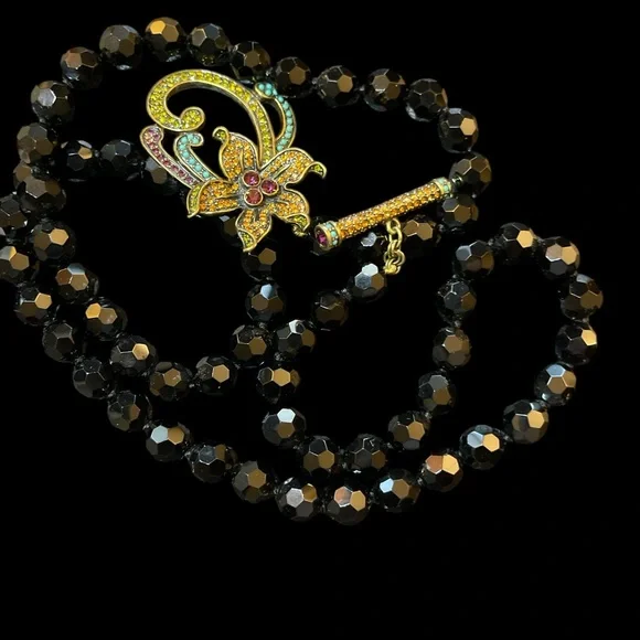 Heidi Daus  Swarovski Crystal Necklace - Picture 2 of 16